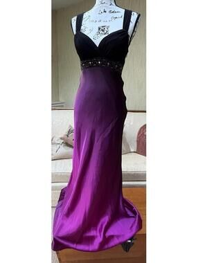 Beautiful Pink Purple Black Ombre Gown! Size 4